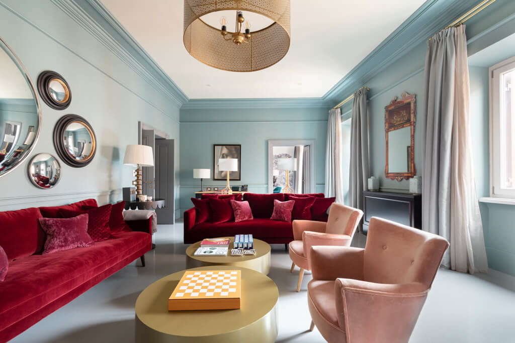 Rocco Forte House, Piazza di Spagna, Roma, fotografati per Onefinestay.com